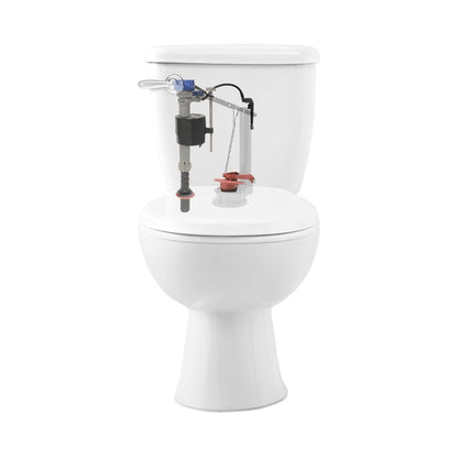 Fluidmaster K-400H-039 High Performance Toilet Fill Valve with 2-Inch Adjustable Toilet Flapper Kit (Pack of 4)
