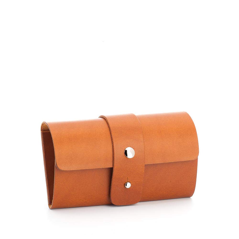 MÜHLE TRAVEL Vegetable-Tanned Cowhide Travel Case 5-Blade Razor & Travel Brush