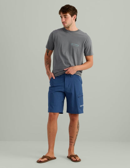 Huk Men's Next Level Quick-Drying Performance Fishing Shorts, Sargasso Sea-10.5", XL