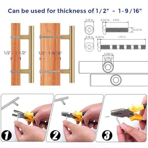 Ravinte 40 Pack 5 Inch Cabinet Pulls Champagne Bronze Stainless Steel Kitchen Drawer Pulls Cabinet Handles 5 InchLength, 3 Inch Hole Center