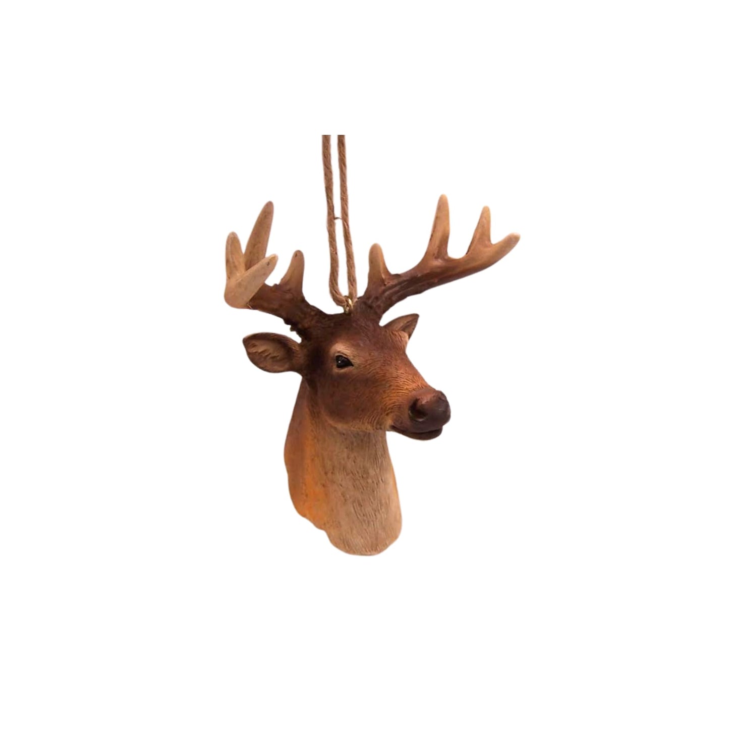 Deer Head Christmas Ornament, Great Gift for Hunters, 5 Inches