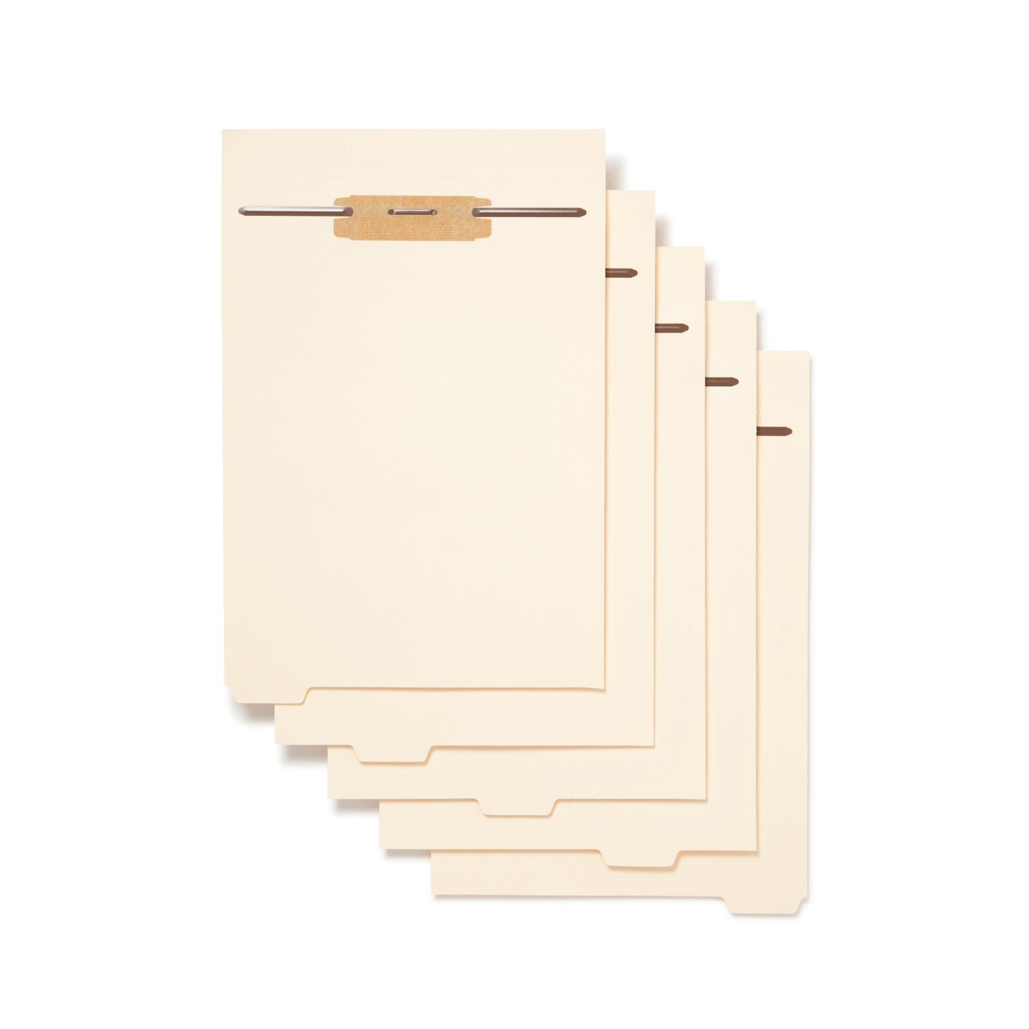 Smead Stackable Folder Divider with Fastener, Bottom 1/5-Cut Tab, Letter Size, Manila, 25 per Box (35599)