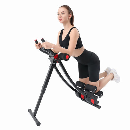 Fitlaya Fitness ab machine, ab workout equipment for home gym, Height Adjustable ab trainer, foldable fitness equipment.