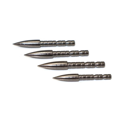 Hosolee 12 Pack Archery Points 80/100/120/150 Grain Insert Arrowheads for ID 4.20mm Arrows Shafts (80 Grain)
