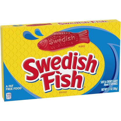 SOUR PATCH KIDS and SWEDISH FISH Soft & Chewy Candy Variety Pack, Bulk Candy, 15 Boxes