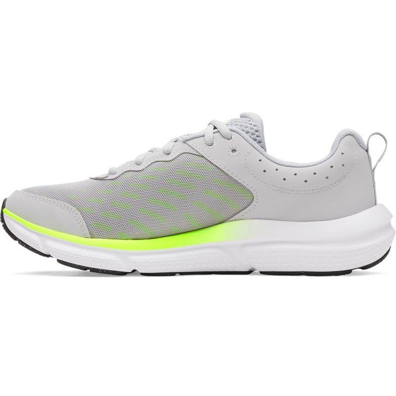 Under Armour Men's Charged Assert 10, (013) Mod Gray/High Vis Yellow/Black, 13, US