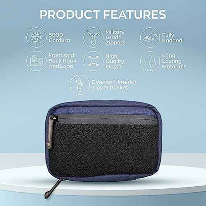 DAILYCARRYCO EDC Pouch Organizer - Everyday Carry Tool Pouch with Multiple Pouches, Essential EDC Gear