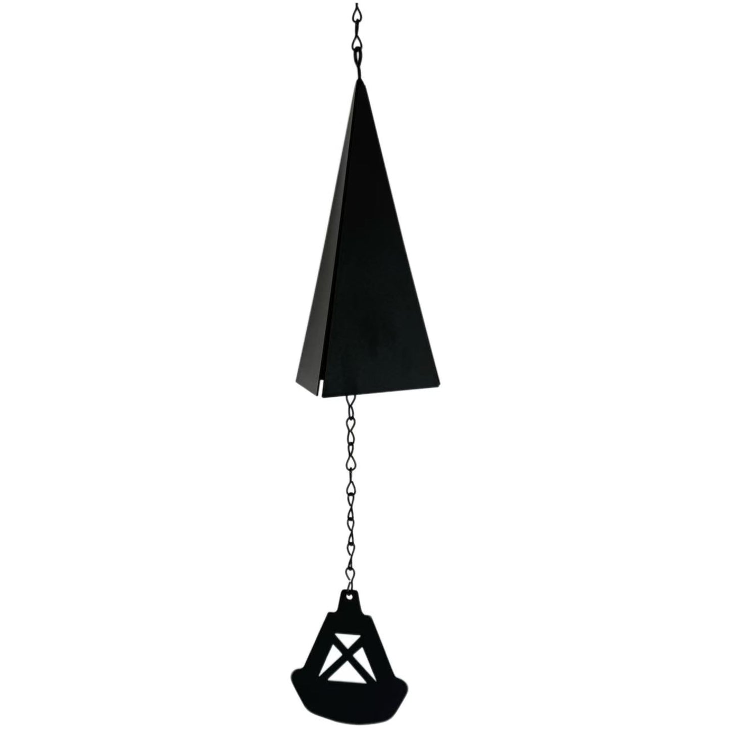 CJFNDFA Outdoor Wind Chimes with Marine Bell & Wind Direction Three-Tone Triangle Wind Bells for Garden,Patio or Porch Decor,Weather-Resistant Iron Windbell Decorations