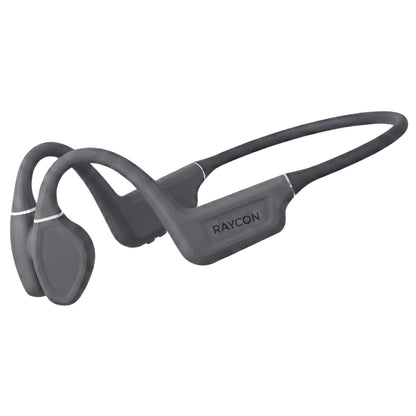 Raycon Everyday Bone Conduction Headphones Bluetooth - Open Ear Running Headphones, Sweat & Water-Resistant Earbuds with Mic for Sports & Workouts, 13hr Playtime (Gray)