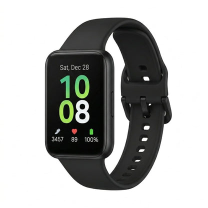 SAMSUNG Galaxy FIT 3 [2024] 1.6" AMOLED Display | 14 Days Battery Life | 100+ Watchfaces | 100+ Exercise Modes | International Model - (Gray)