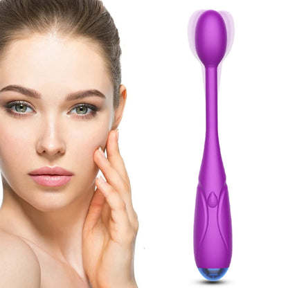 KELITE Personal Eye Massager with Body Massage Balls, Handheld face Wand Vibrating for Relieving Eyes Dark Circles,Puffiness,Fatigue -Purple