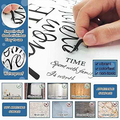 A House is NOTA Home Without Paw Prints, Cute Dog Wall Decal Quotes Letter Vinyl Art Sticker Home Decor 23¡¿18In