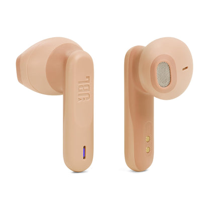 JBL Vibe Flex True Wireless Earbuds – Bluetooth Earphones with Deep Bass Sound, IP54 Water & Dust Resistant, Long Battery Life, Voice Assistant Compatible, Open-Ear Design (Beige)