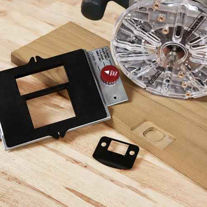 Milescraft 7301 Door Kit ? For Installing Door Locks, Knobs, and Hinges. Self-Clamping Lock Jig with Bi-Metal Hole Saws. Rout Common Hinge Mortises on Standard Doors. Cutting Tools Included