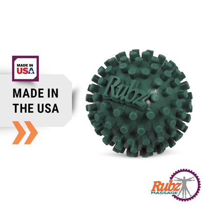 Due North Foot Rubz Hand & Back Massage Ball - Relieve Pain from Plantar Fasciitis, Tight Muscles & Sore Feet - Massage Tool