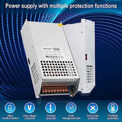 DC 48V 20.8A 1000W Switching Power Supply SMPS AC 110V / 220V-DC 48V Transformer Adapter, for LED Strip Light, CCTV Camera Security System,Computer Project of Industrial Power Supplies