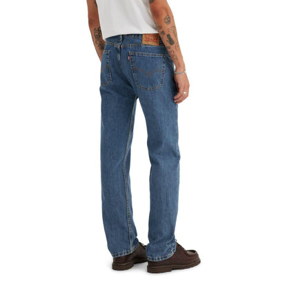 Levi's Men's 505 Regular Fit Jeans (Also Available in Big & Tall), Medium Stonewash, 34W x 32L