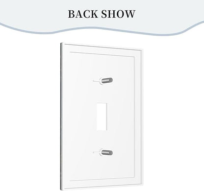 Decorative Art Light Switch Covers Foxes & Forest Single Toggle Wall Plate Decorative Switchcover Electrical Switchplate for Home Decor