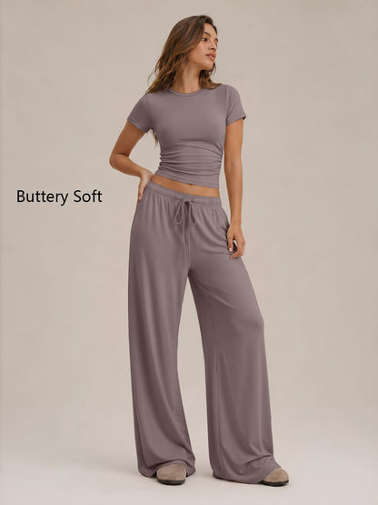 Trendy Queen Womens Plus Size 2 Two Piece Set 2026 Summer Workout Beach Vacation Cruise Gym Clothes Spring Fashion Lounge Matching Comfy Airport Travel Outfit Fitness Athleisure‌ Clothing