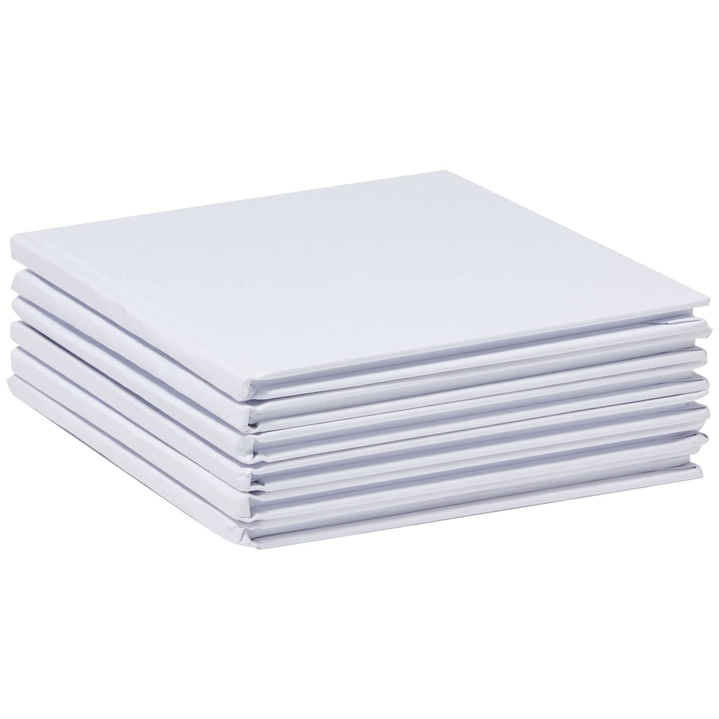 Paper Junkie Blank Books for Kids to Write Stories - 5.2 x 5.2 in White Hardcover, 6-Pack - Unlined Sketchbook Journal & Composition Notebook - Drawing Notebook for Kids - Create Your Own Book