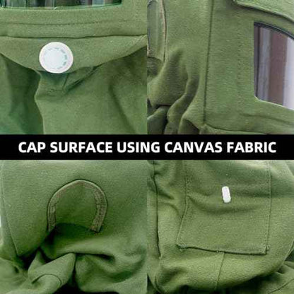 Sand Blasting Hood Cap, Shawl Cap Sandblaster Mask Anti Wind/Sandblaster Tools with Mask Breathing Valve, Dust Protective Face Mask Neck Protector, Green