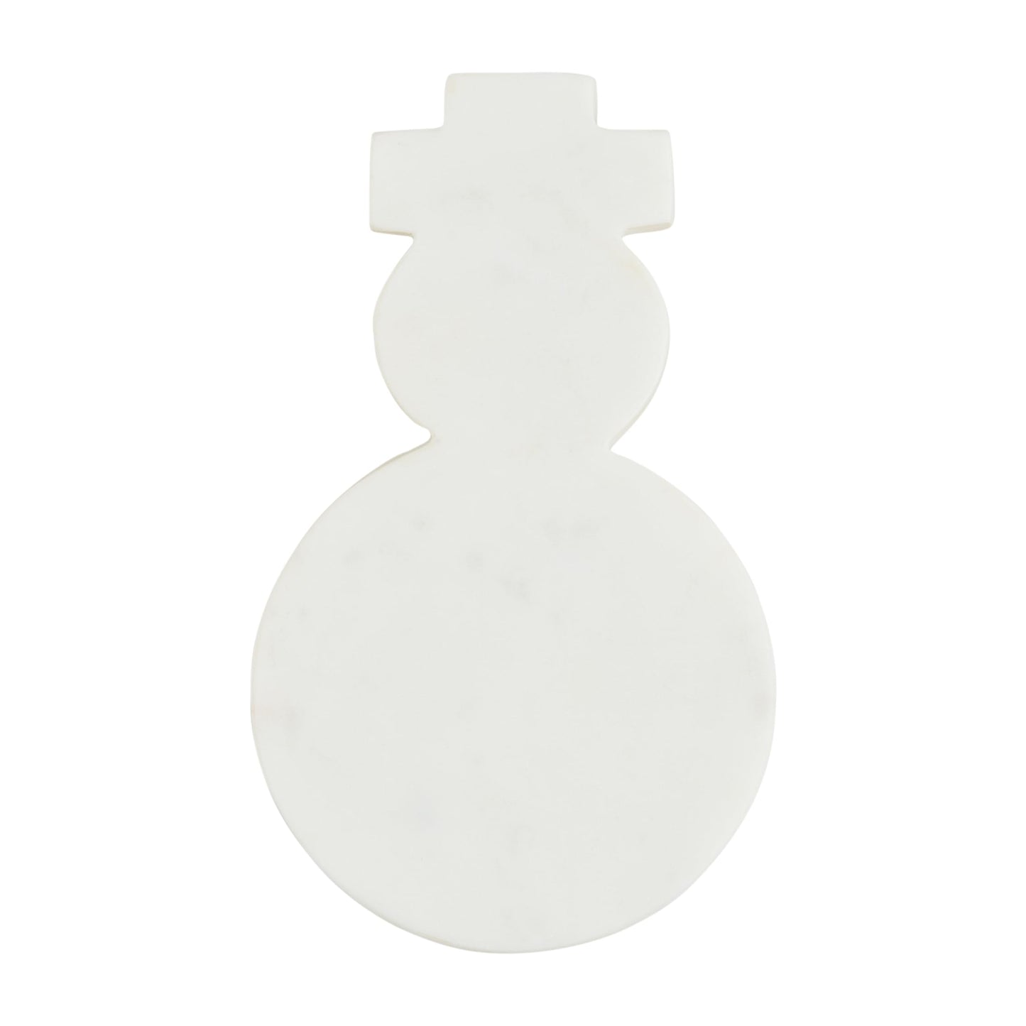 Mud Pie Sman Xmas Mini Marble Serving Boards, Approx 8" x 5", White