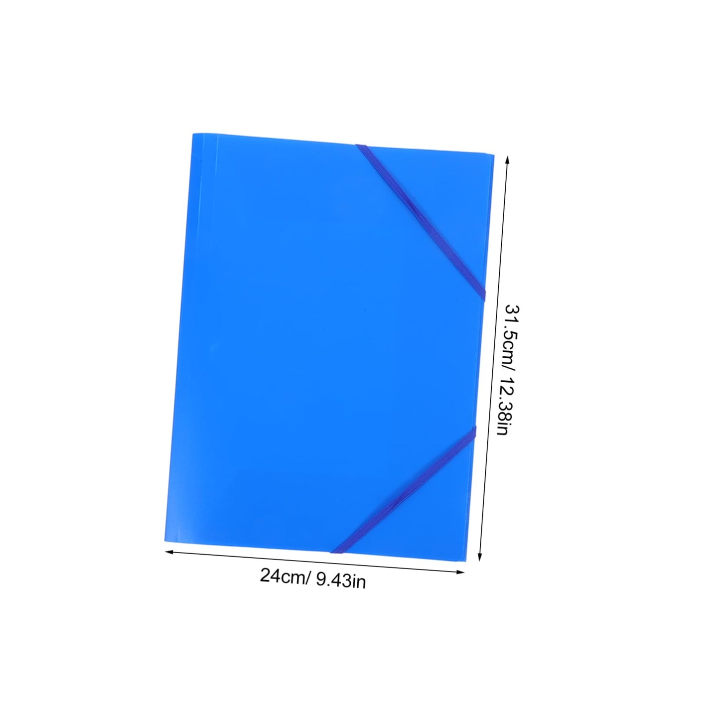 Gogogmee Plastic Expanding File Folder with Elastic Band 3 Pack Document Organizer for Office