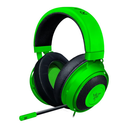 Razer Kraken - Cross-Platform Wired Gaming Headset (Custom Tuned 50 mm Drivers, Unidirectional Microphone, 3.5 mm Cable with in-line Controls, Cross Platform Compatible) Green
