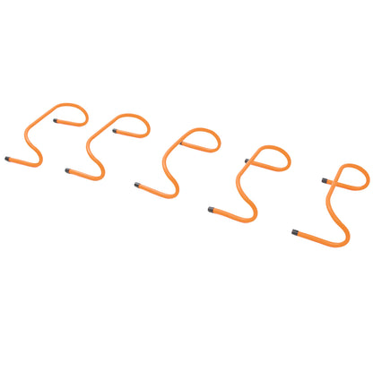 Trademark Innovations 6" Speed Training Hurdles (Set of 5, Orange)