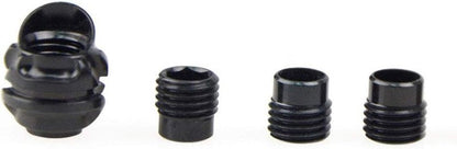 Aluminum Hooded Peep Sight Kit for Compound Bow - 37/45 Degree Aperture with 3 Inner Core Sizes