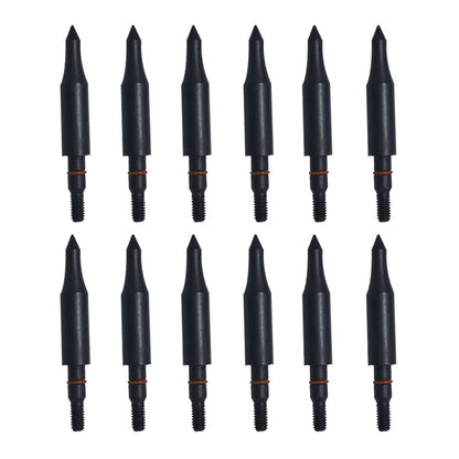 Field Points arrowheads 200 Grains Archery Field Points, 5/16" Steel Screw in Archery Field Tips and Broadheads (1 Dozen 12 PCS)