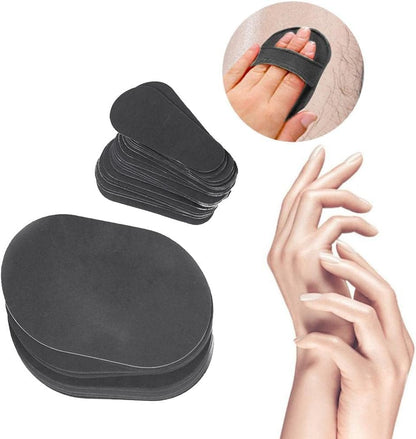 Set 80pcs Hair Removal Exfoliating Pads Smooth Legs Skin Arm Face Hair Remover Away