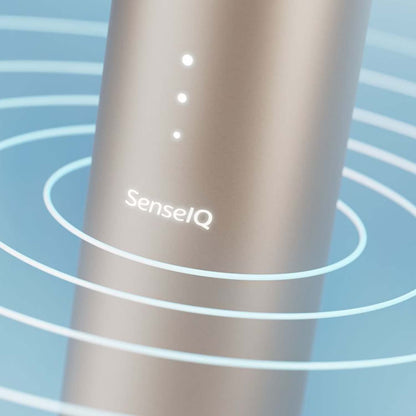 Philips Sonicare 9900 Prestige Our Most Advanced Electric Toothbrush HX9992/11 with SenseIQ, All-in-One Brush Head, Artificial Intelligence in the Philips Sonicare App, Champagne