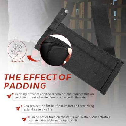 Flat Bar Holster, Multi Tool Holsters Replacement for Diamond Back Utility Multitool Pouches Sleeve, Flat Bar Holster Compatible with Diamondbacks Tool Belt for Carpenters, Roofers, Framers, 1 Pcs