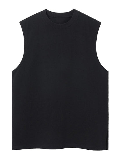 3 Pack Mens Workout Tank Tops Sleeveless Tee Shirts Men Muscle Shirt Gym Cotton T Shirts Running Beach Loose Fit Tee（XZG,BKGYWT,XL
