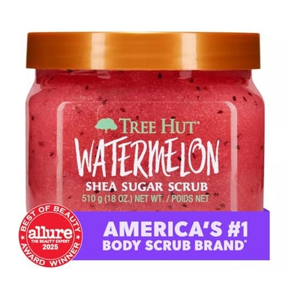 Tree Hut Coco Colada Shea Sugar Scrub, 18 oz, Ultra Hydrating and Exfoliating Scrub for Nourishing Essential Body Care