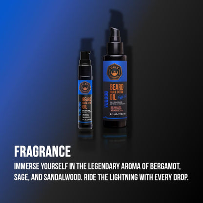 GIBS Beard, Hair & Tattoo Oil - Softens & Strengthens Beard Growth, Moisturizes Skin (4 Scents, 2 Sizes)