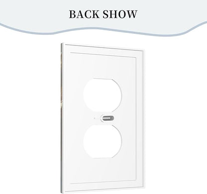 Decorative Art Light Switch Covers Gilded Bloom 1 Gang Single Duplex Outlet Wall Plate Switchplate Electrical Faceplate for Home Decor
