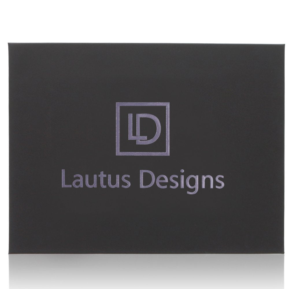 Zippered Portfolio Binder with Junior Legal 5x8 Notepad - Dark Brown PU Faux Leather Business Padfolio Organizer Folder with 8 Inch Tablet Sleeve & Gift Box by Lautus Designs