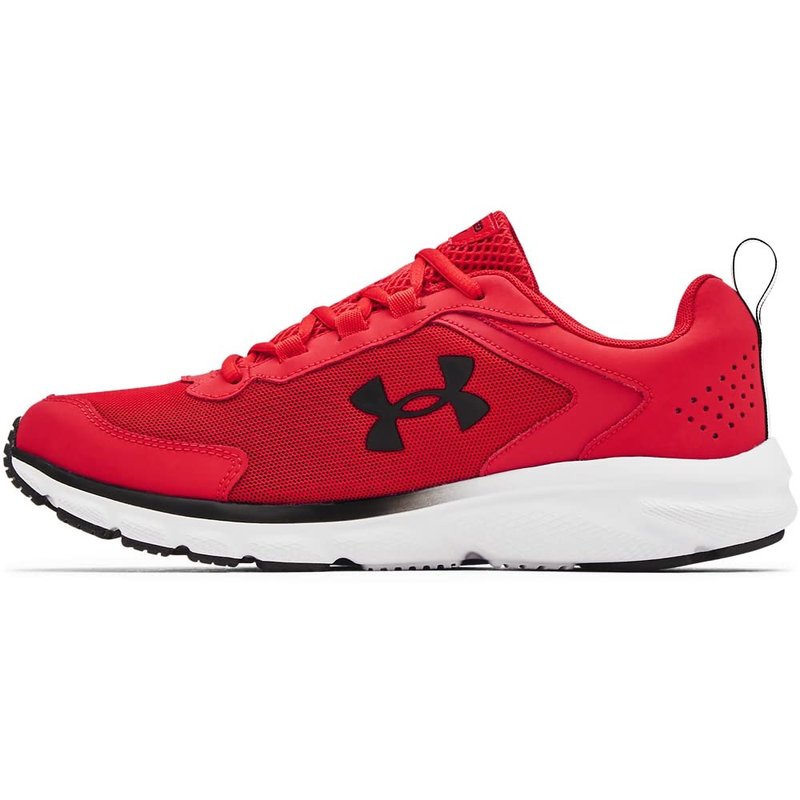 Under Armour Men's Charged Assert 9, Red (600)/White, 10.5 M US