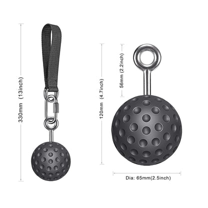SELEWARE Non-Slip Pull Up Power Balls, Rock Climbing Grips for Strength Training, Forearm and Hand Exerciser for Chin Up Bar, Kettlebell, Barbell, Resistance Band Handles, Home Gym Workout Equipment