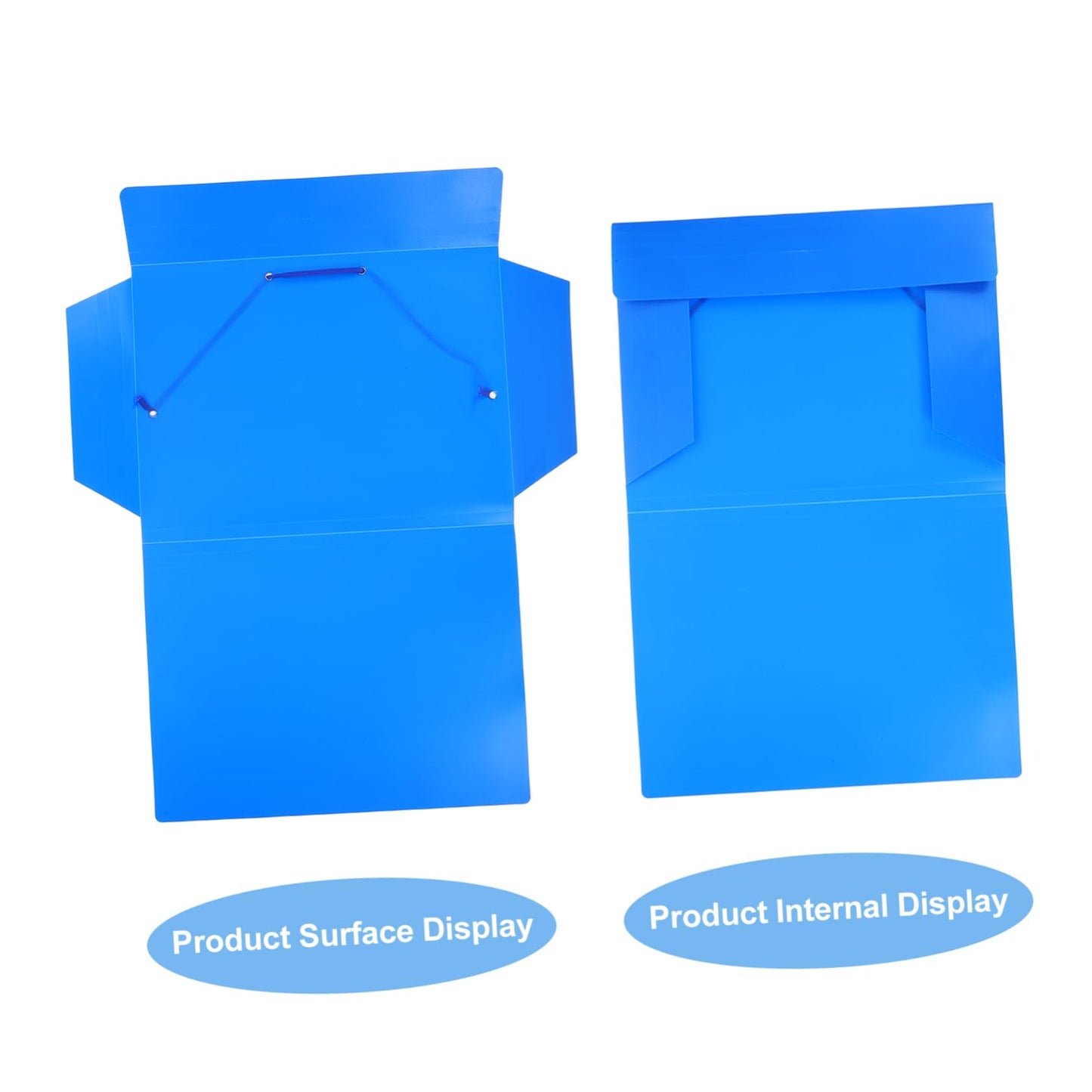 Gogogmee Plastic Expanding File Folder with Elastic Band 3 Pack Document Organizer for Office