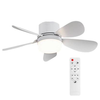ASALL Socket Fan Light with Remote Control, Portable Small Ceiling Fan with Lights for Bedroom, Kitchen, Living Room, with Dimming Function, 1000 Lumens, Screws into E26/E27, 16.54 Inches Diameter