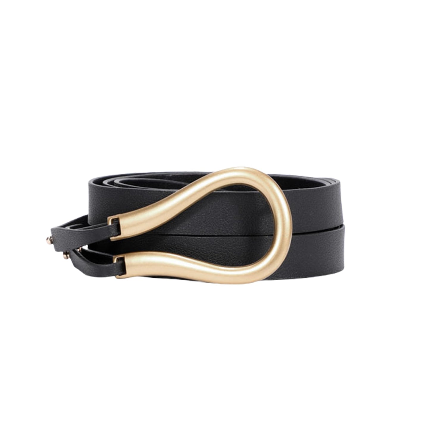 AIBEARTY Women PU Leather Waist Belt Horseshoe Buckle Large U-Shaped Adjustable Waist Cincher for Dresses Suits Coats