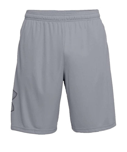 Under Armour Men's Tech Graphic 10" Shorts, Steel (035)/Black, XX-Large Tall