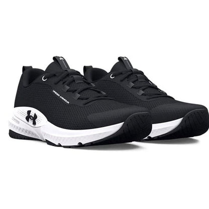 Under Armour Women's Dynamic Select, (001) Black/White/Black, 12, US