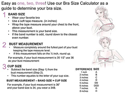 Bali Women's Underwire Bra, Lace 'N Smooth, Lace Full-Coverage Bra with Stay-in-Place Straps