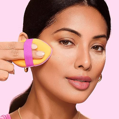 Real Techniques Miracle Complexion Sponge, Makeup Blending Sponge, For Liquid & Cream Foundation, Offers Light To Medium Coverage, Natural, Dewy Makeup, Orange Sponge, Latex-Free Foam, 1 Count