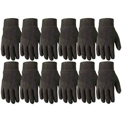 Wells Lamont Versatile Work Gloves Lightweight, Durable, Comfortable Jersey Basic, 12-Pair Bulk Pack, Large (506LZ)