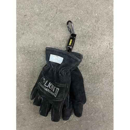 Multipurpose Webbing Industrial Glove Clamp Last glove strap, clip, holder you will ever need., Standard, Black
